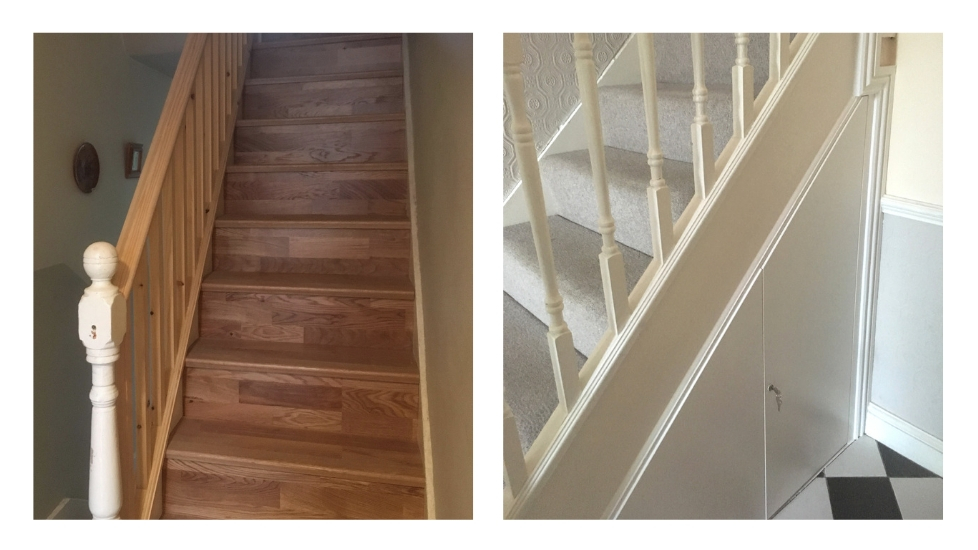 Stairs and under stair storage
