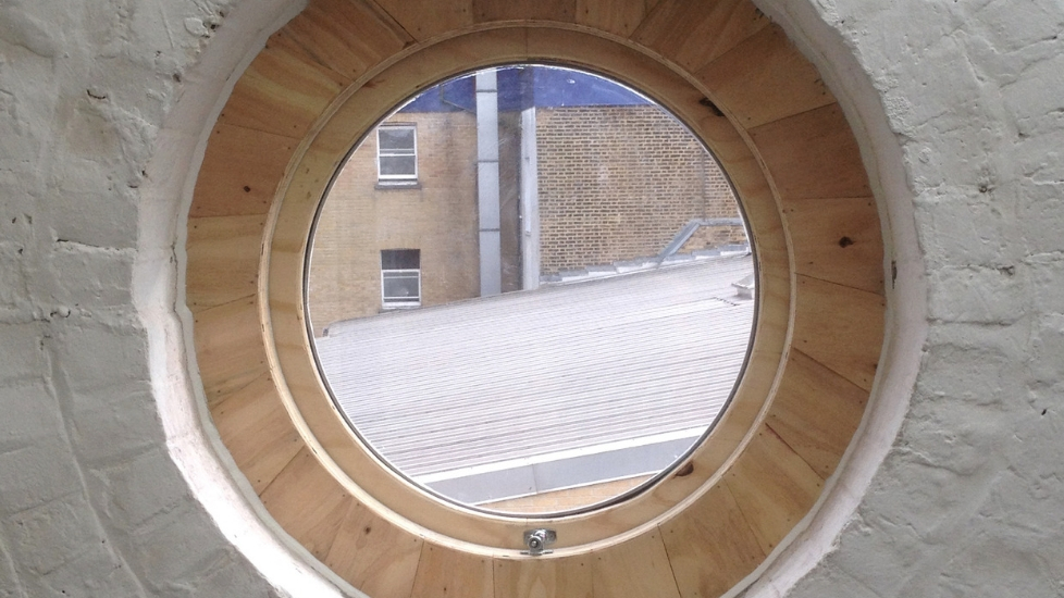 Custom wooden window